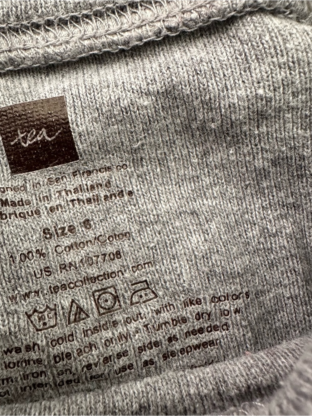 Tea Collection Layering Tee Size 6 - Picture 5 of 5